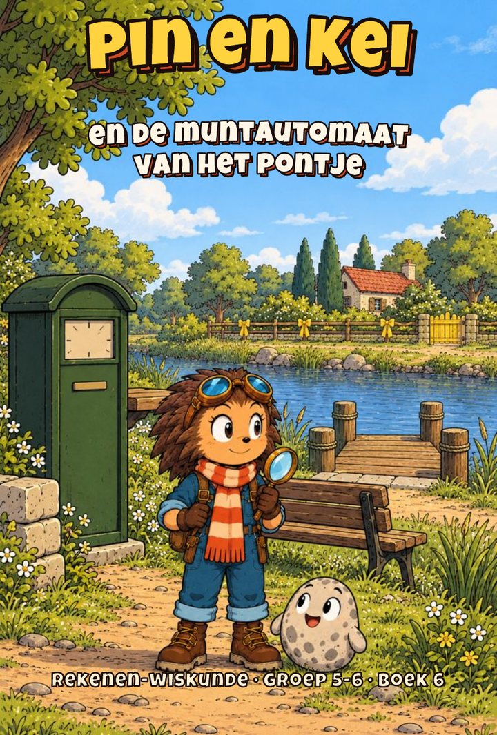 Omslag van Pin en Kei en de muntautomaat van het pontje